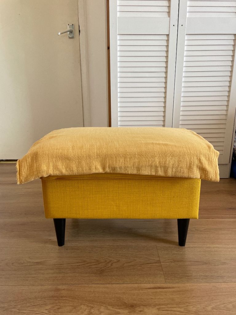 Footstool upcycling project