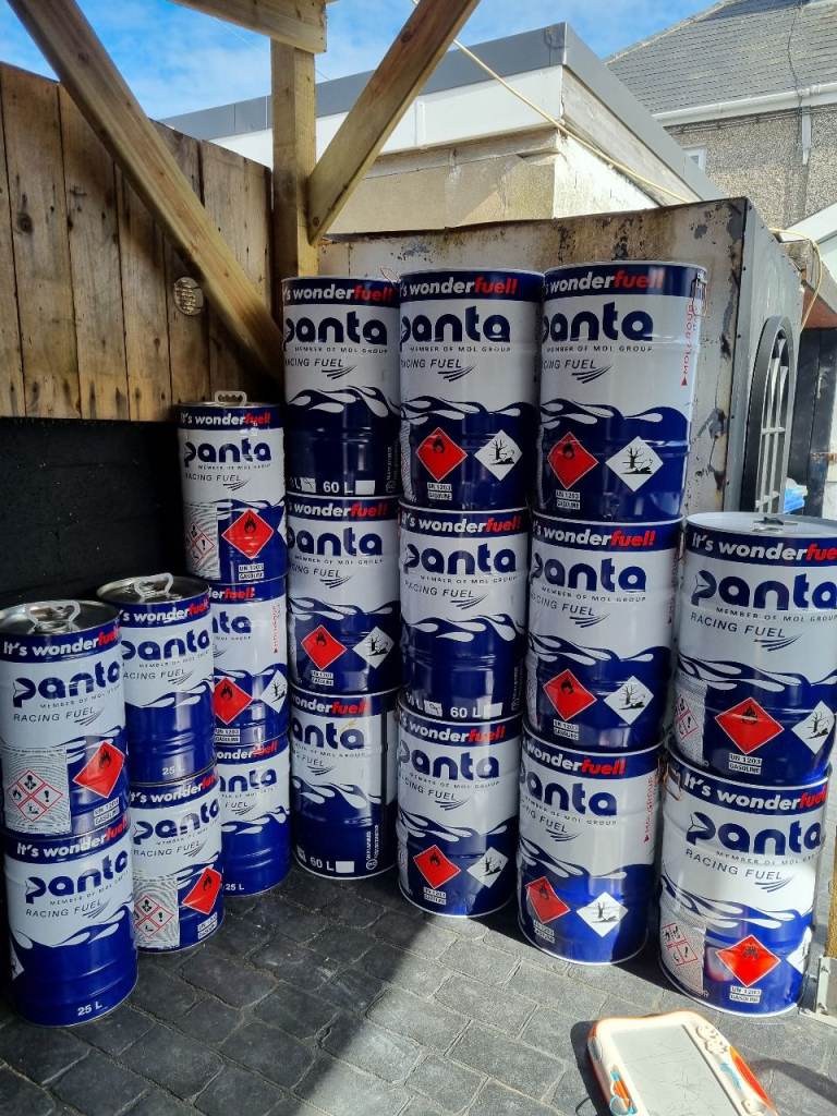 Panta racing fuel cans / seats/ log baskets/ bins etc