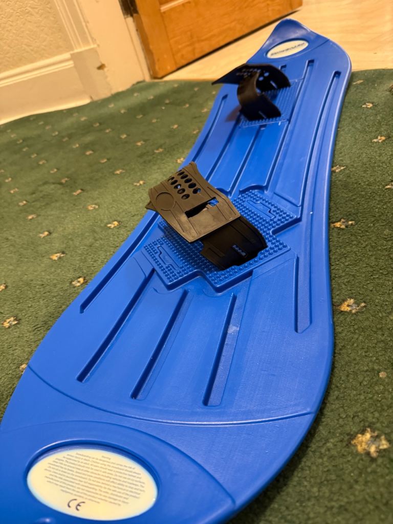 Free plastic kids mock snowboard