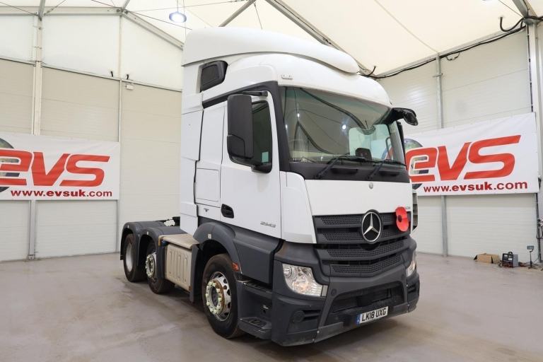 2018 (18 PLATE) Mercedes Benz Actros 2543 6x2 Euro 6 Tractor Units