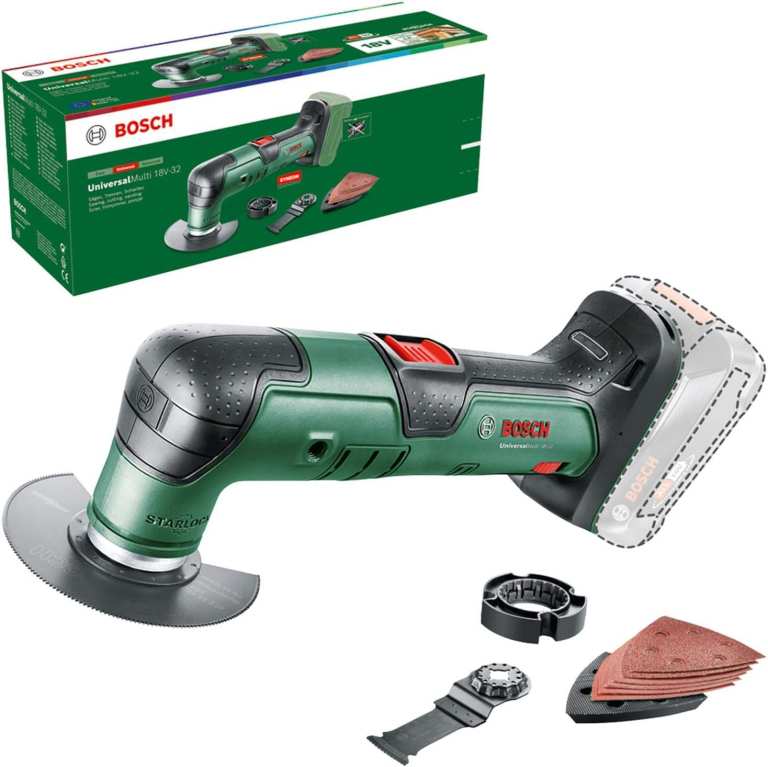 image for Bosch UNIVERSALMULTI 18V-32 Cordless Multi Tool Starlock WITH BATTERY / CHARGER FREE DELIVERY