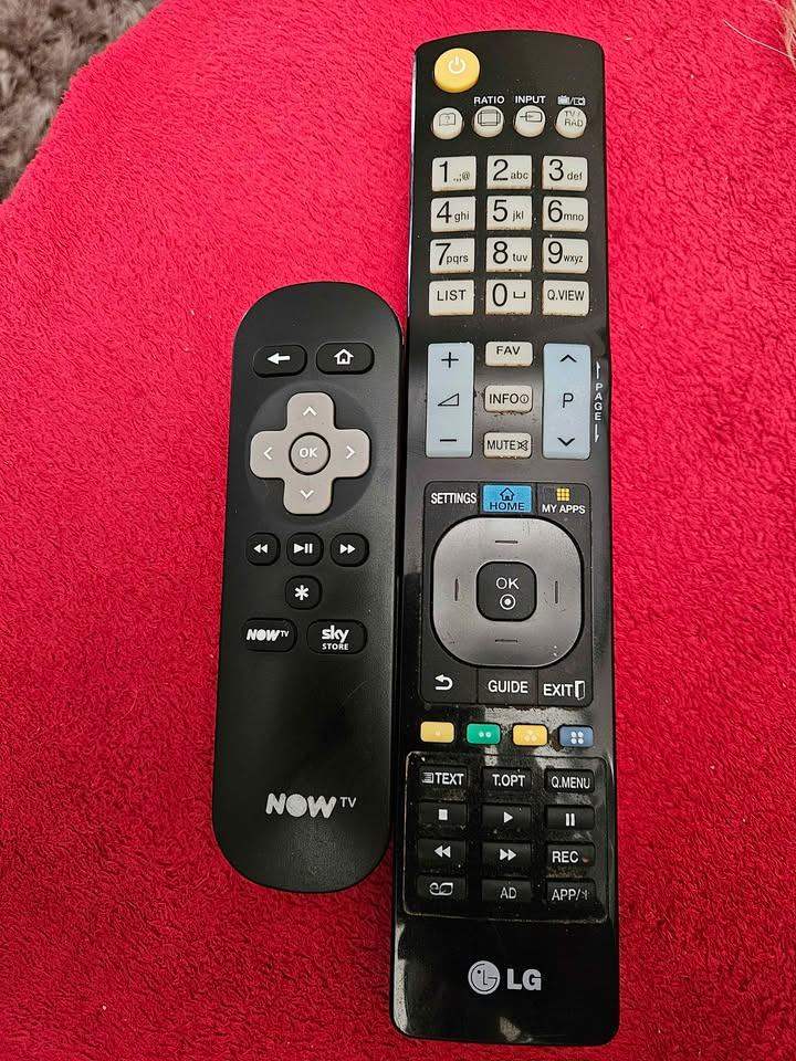LG TV 42" and Now TV Box