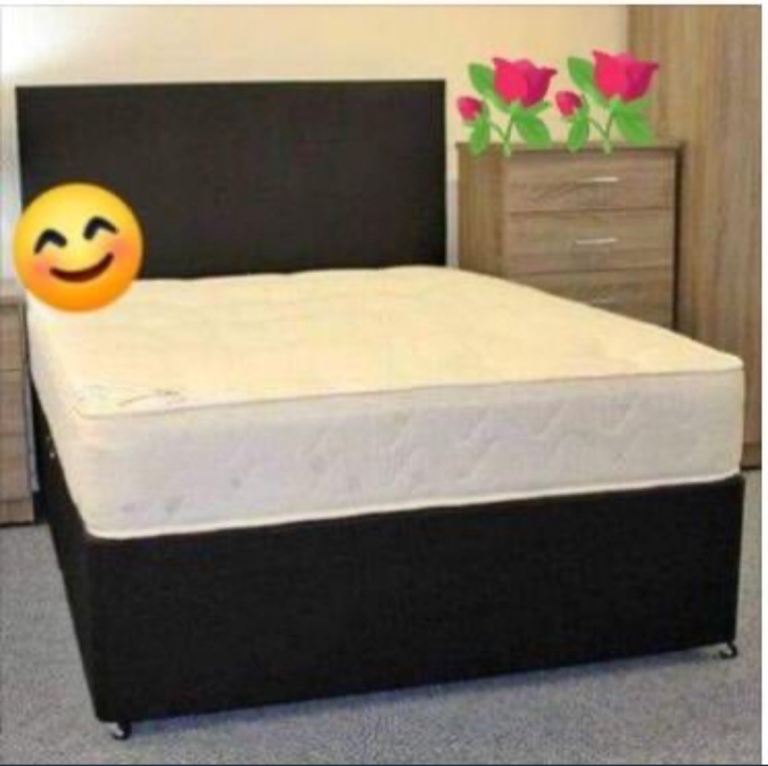 Divan Bed!!Brand New Double Divan Bed And Mattress 