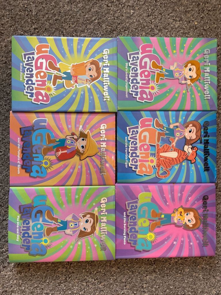 Ugenia lavender book set by Geri Halliwell