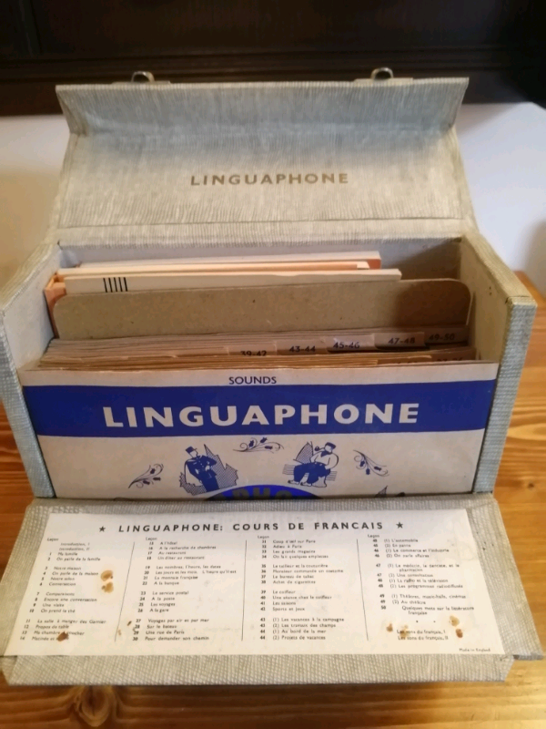 1957 french linguaphone set 