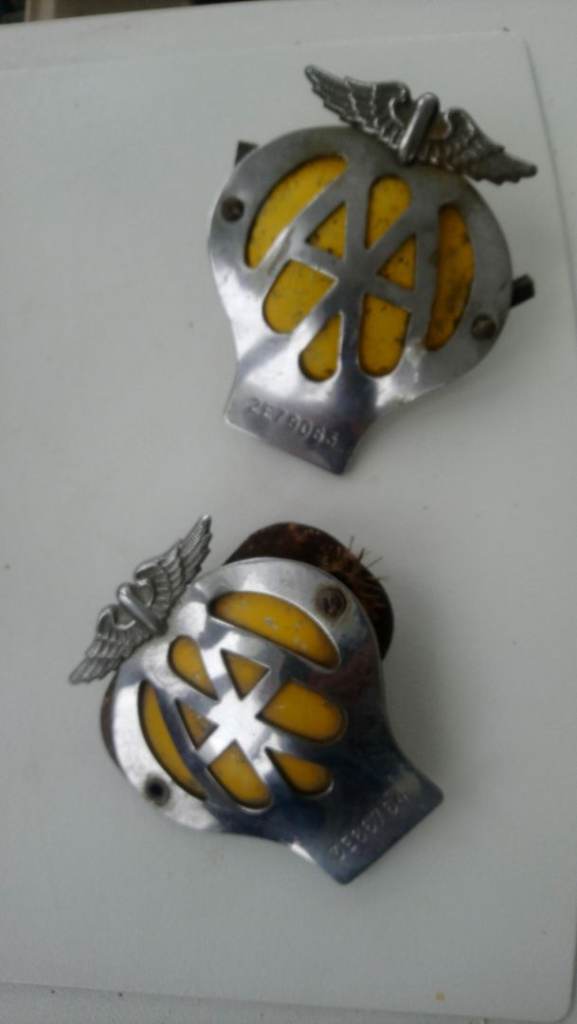 AA car badges