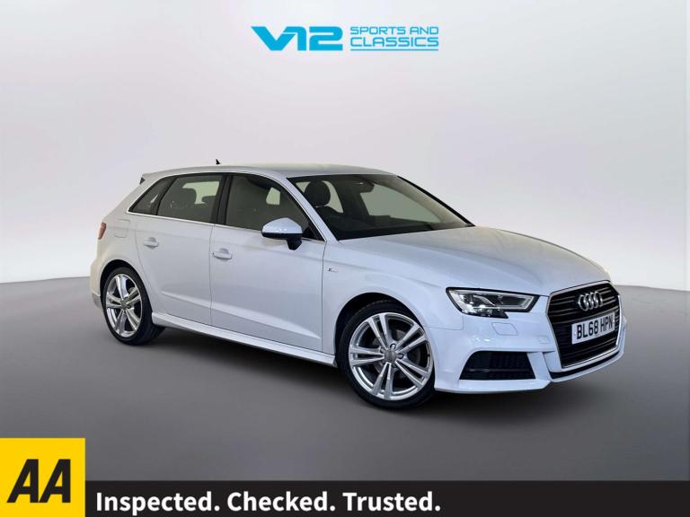 2018 Audi A3 35 TFSI S Line 5dr S Tronic HATCHBACK PETROL Automatic