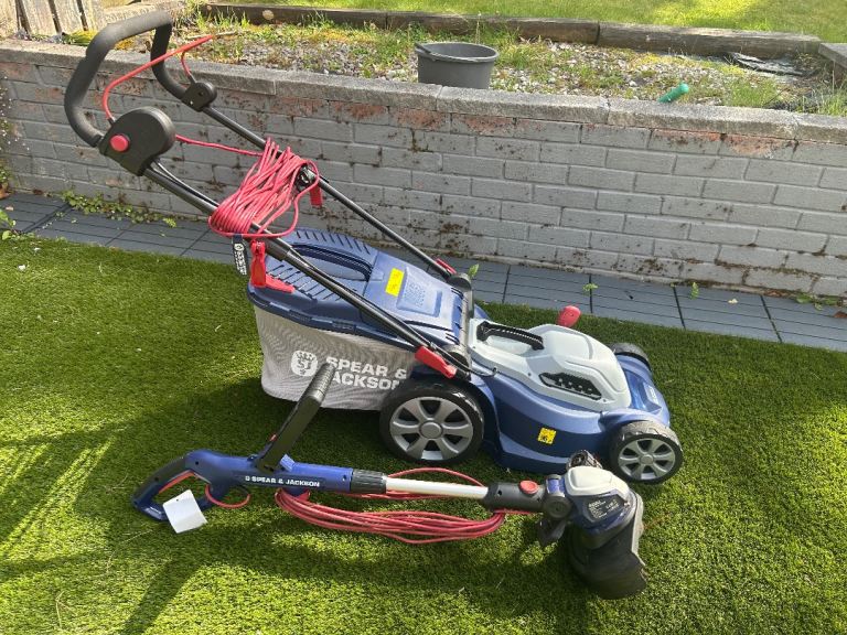 Spear & Jackson Lawnmower and Strimmer