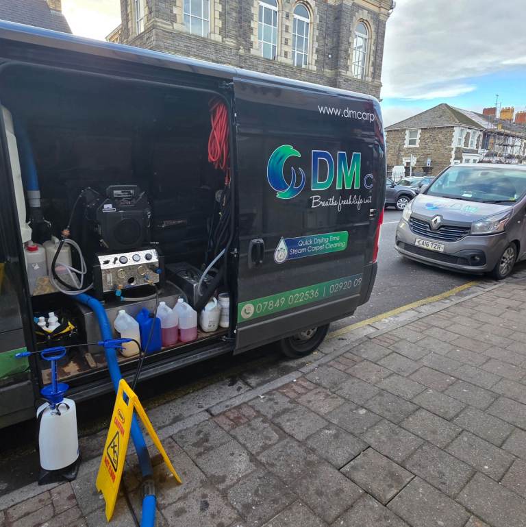 DM Carpet Clean Carpet and upholstery cleaning, 3 for 2 promotion.