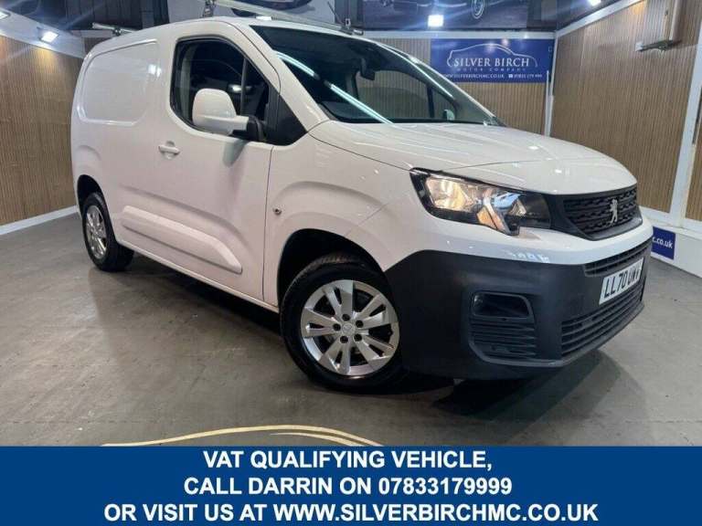 2020 Peugeot Partner 1.5 BlueHDi 1000 Asphalt Standard Panel Van 5dr Diesel EAT8 SWB Euro 6 (s/s ...