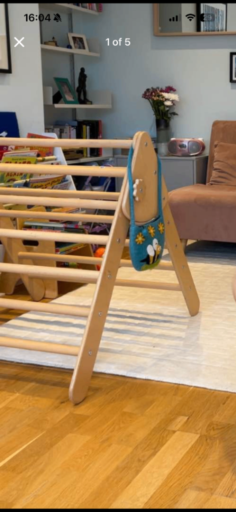 Wooden climbing frame Montessori