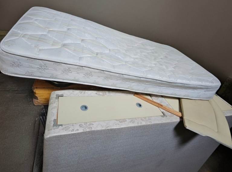 Single bed , divan with drawers,  matress and headboard 