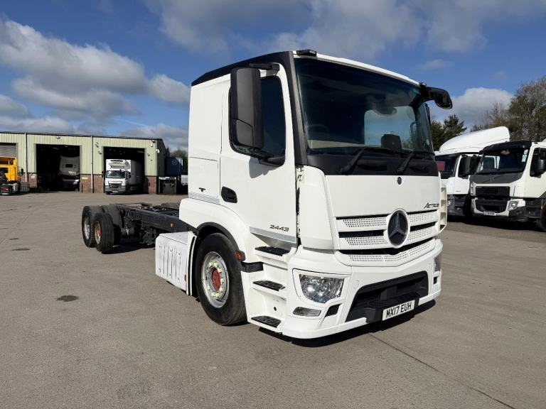 2017 MERCEDES ACTROS 2443 EURO 6 6X2 CHASSIS CAB