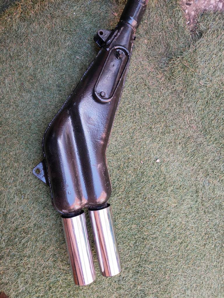 Honda transalp 600 original exhaust