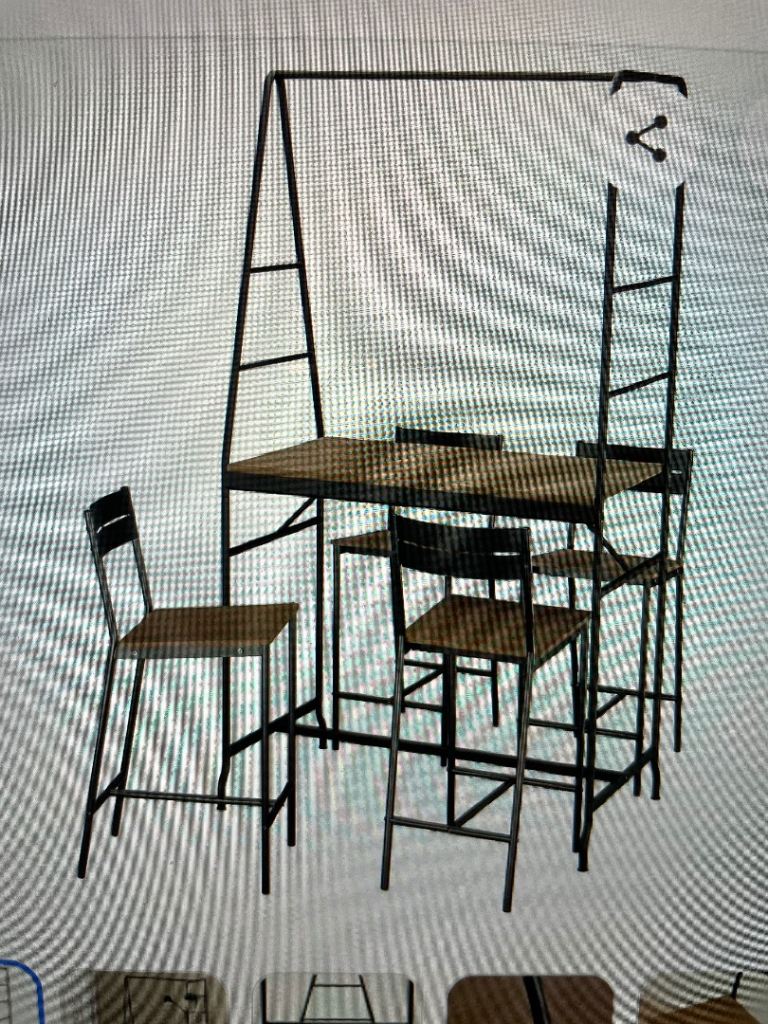 IKEA Haverud / Sandsberg Table and 4 Stools
