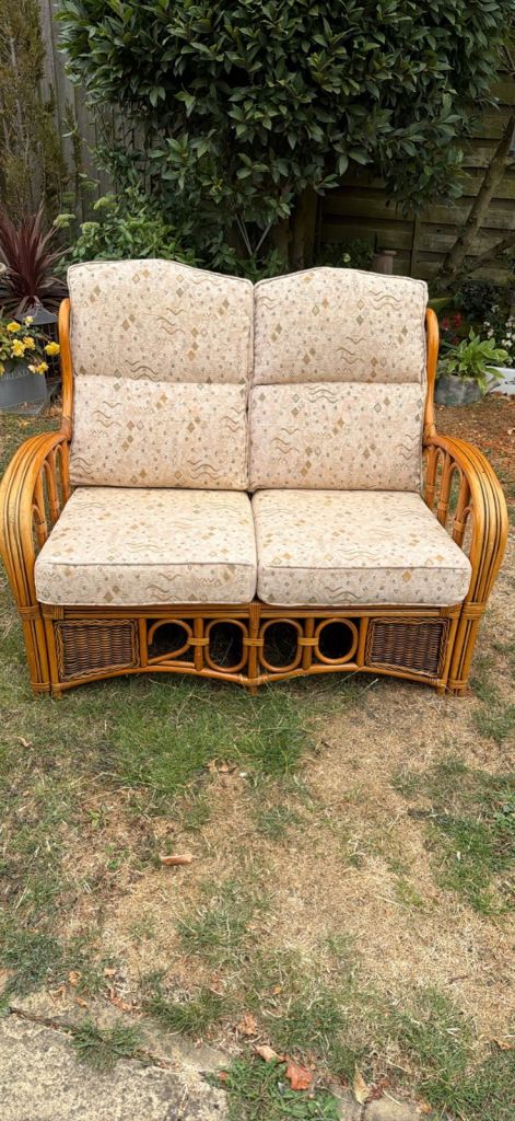 2 seater conservatory sofa