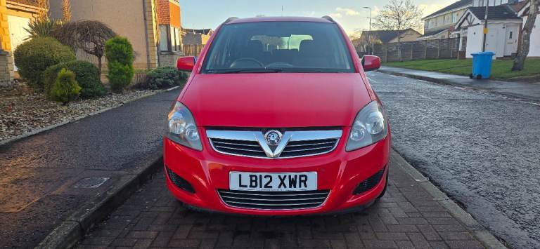 Vauxhall, ZAFIRA, MPV, 2012, Manual, 1598 (cc), 5 doors