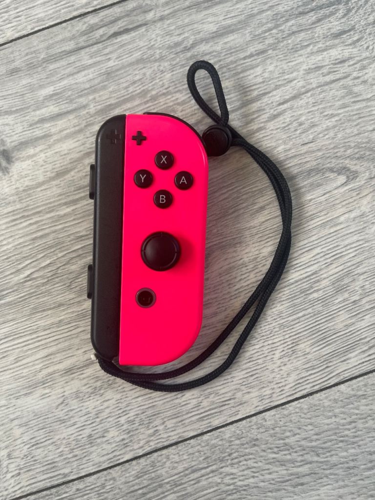 Official Nintendo Switch RH Joycon w/ Strap (Pink)