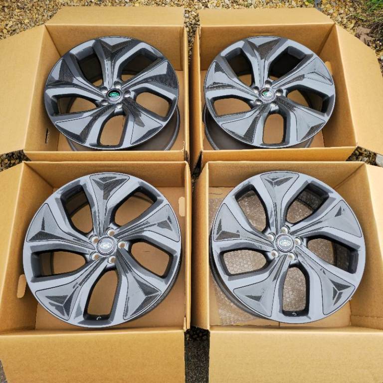 Range Rover 23" Carbon Fibre Alloy Wheels Genuine 5128 Sport L460 L461