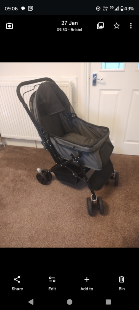 Dog pram
