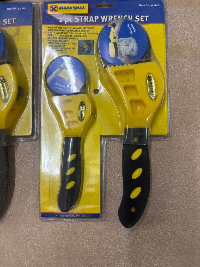 STRAP WRENCH TWIN PACK x9 PACKS 