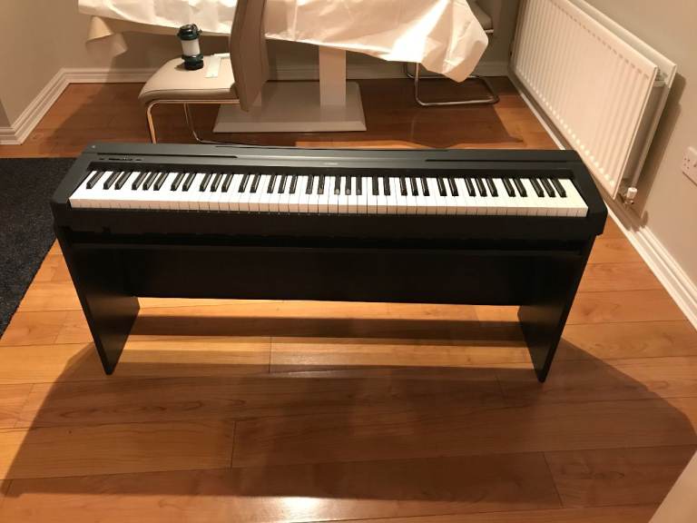 Yamaha P-45, 88 weighted keys Digital Piano with Stand and Pedal