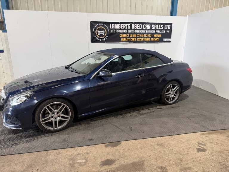2014 Mercedes-Benz E Class E350 CDI BlueTEC AMG Sport 2dr 7G-Tronic CONVERTIBLE Diesel Automatic