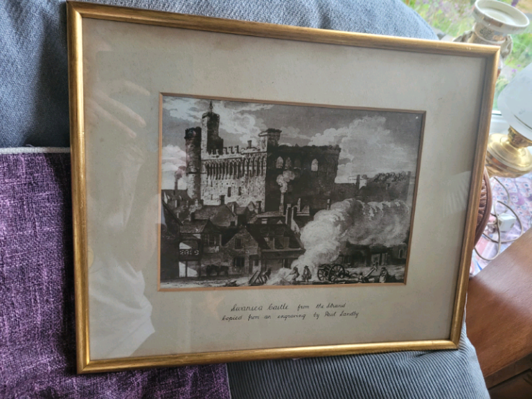 Antique Swansea Castle copy 