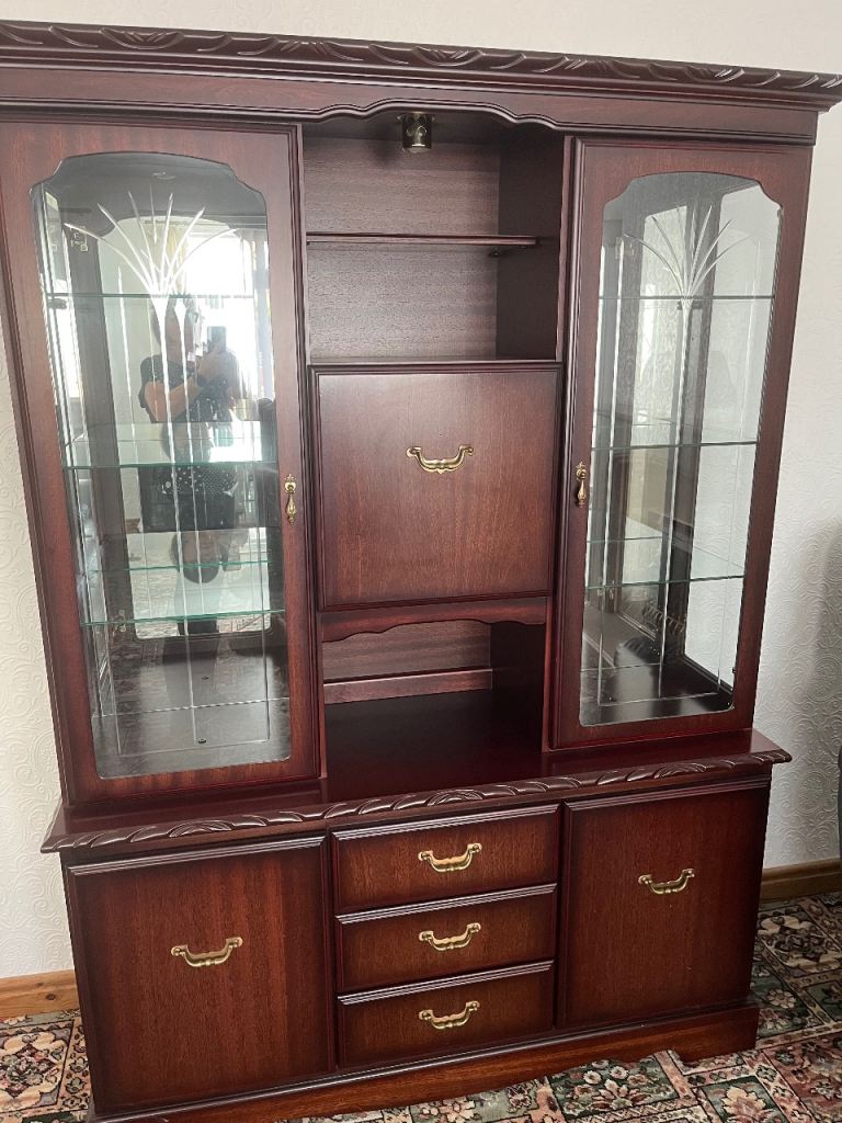Wooden Display Cabinet free to collect