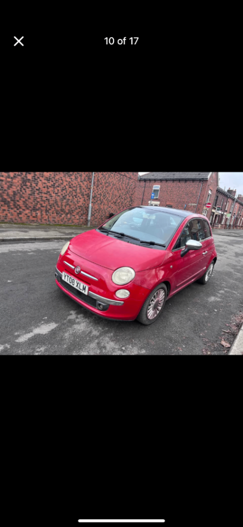 Fiat, 500, Hatchback, 2008, Manual, 1248 (cc), 3 doors