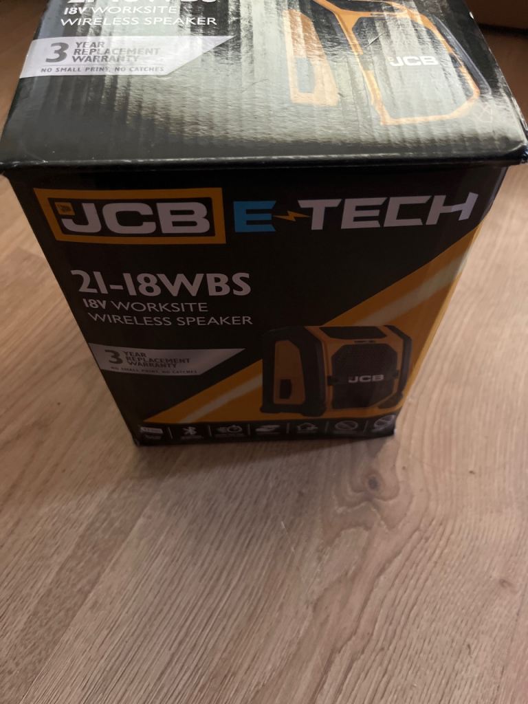 21-18wbs I8v worksite wireless speaker