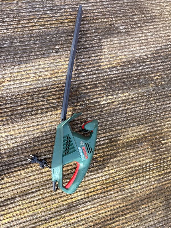 Garden Power Tools Bundle (2) Hedge Trimmers (1) + Strimmer (1) + Dinning Table and Chairs