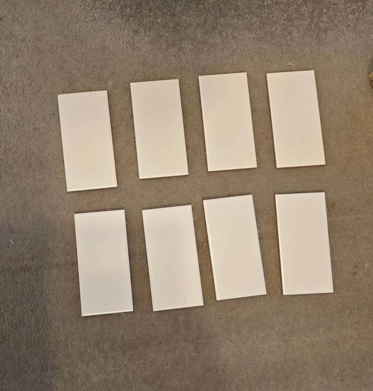 66x Blanco Matt Tiles - New