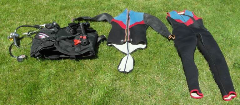 Wet Suits and SCUBA equipment