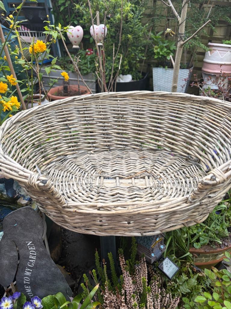 Medium Wicker Dog Basket 