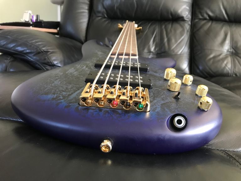 Ibanez SR305EDX-CZM SR Series Bass Guitar, Cosmic Blue Frozen Matte, beauty!