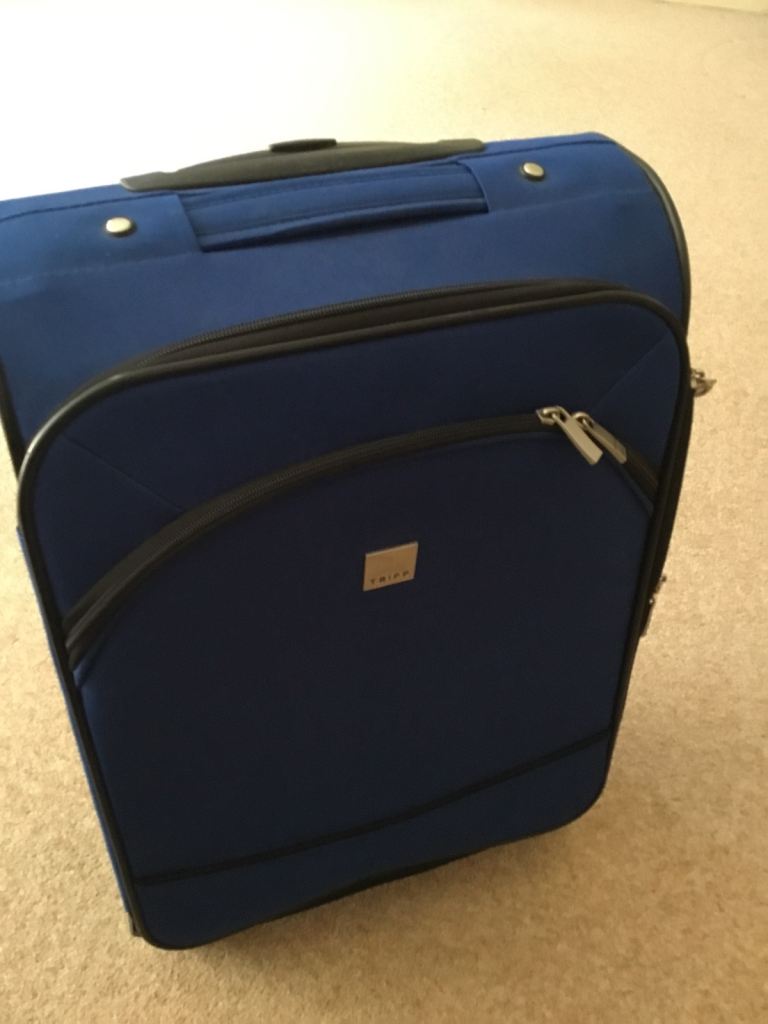 Tripp Glide Lite Cobalt Blue Cabin 4 Wheel Upright Case
