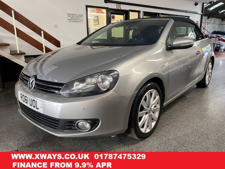 2011 61 VOLKSWAGEN GOLF 1.6 TDI BLUEMOTION TECH SE CABRIOLET 2DR DIESEL MANUAL E