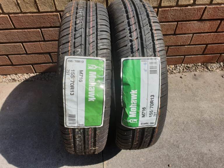 Mohawk  new tyres x2 155/70/R30