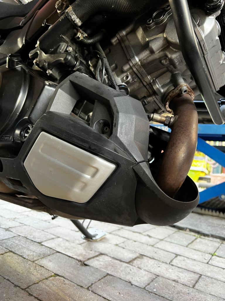 OEM Suzuki V Strom 1000 Belly pan and brackets