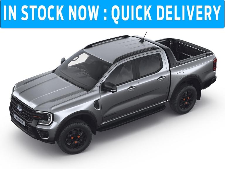 NEW Ford Ranger 4X4 Wildtrak D/Cab *2 SEAT* 2.3 281PS pHEV AUTO Iconic Silver