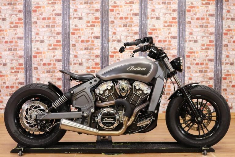 2015 INDIAN SCOUT MSR CUSTOM BOBBER - ONLY 7,446 MILES - STUNNING BIKE!!