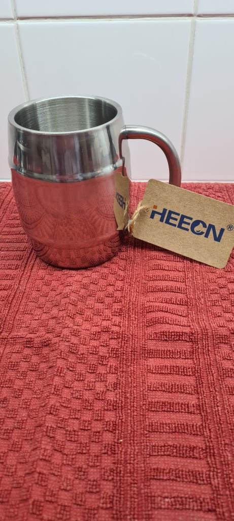 Heecn Double walled beer mug, BNWT