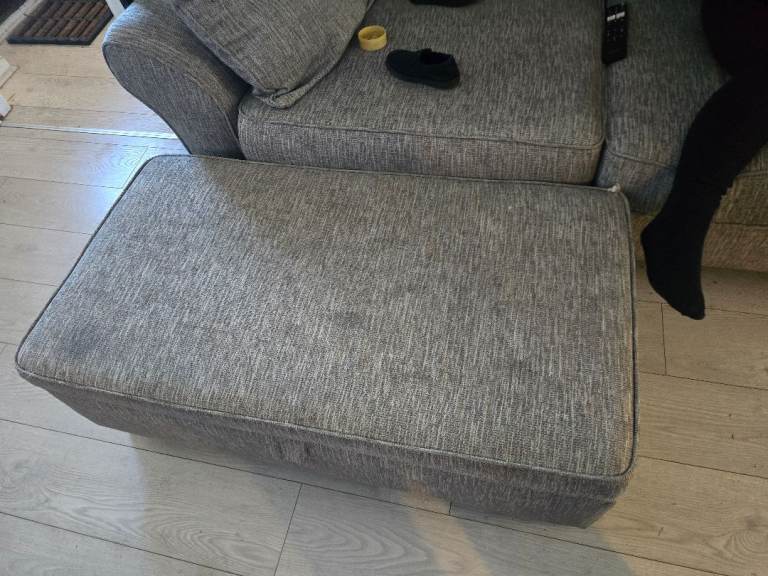 Large storage footstool