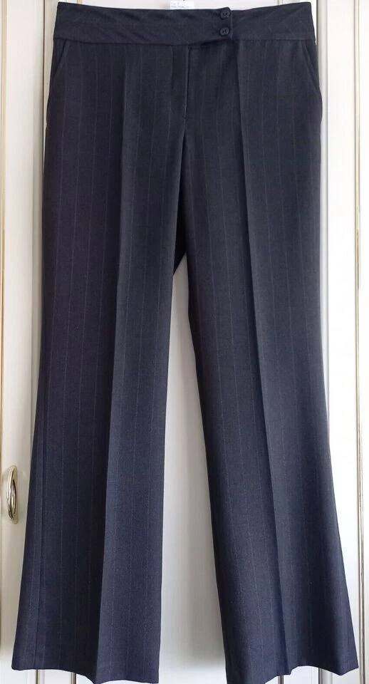 Women's Trousers - BHS - Grey Stripe - Size 10
