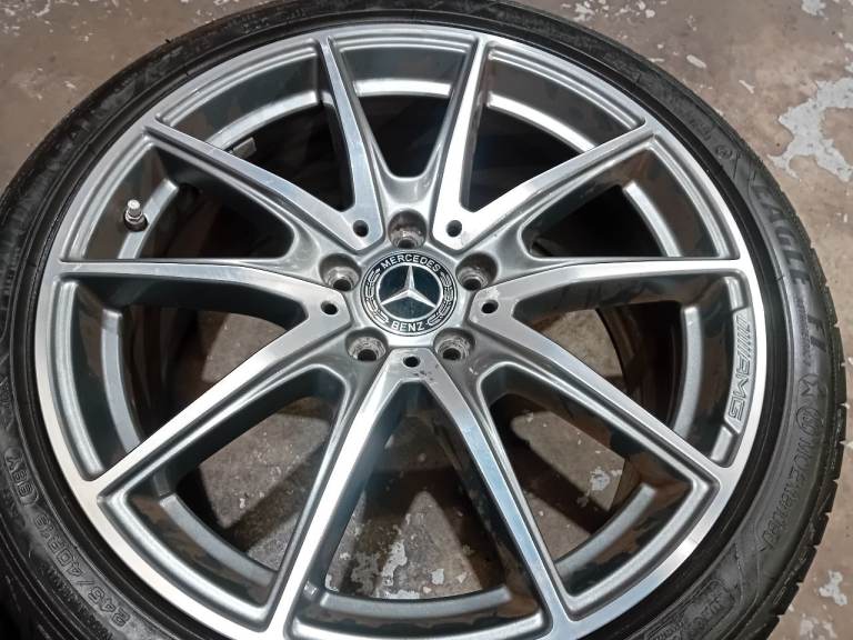 19" Mercedes AMG Alloy Wheels x4 Goodyear Eagle F1 Tyres