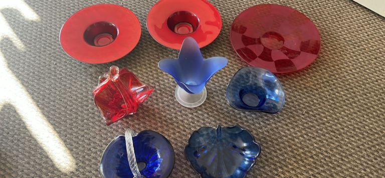 Decorative glassware bundle 