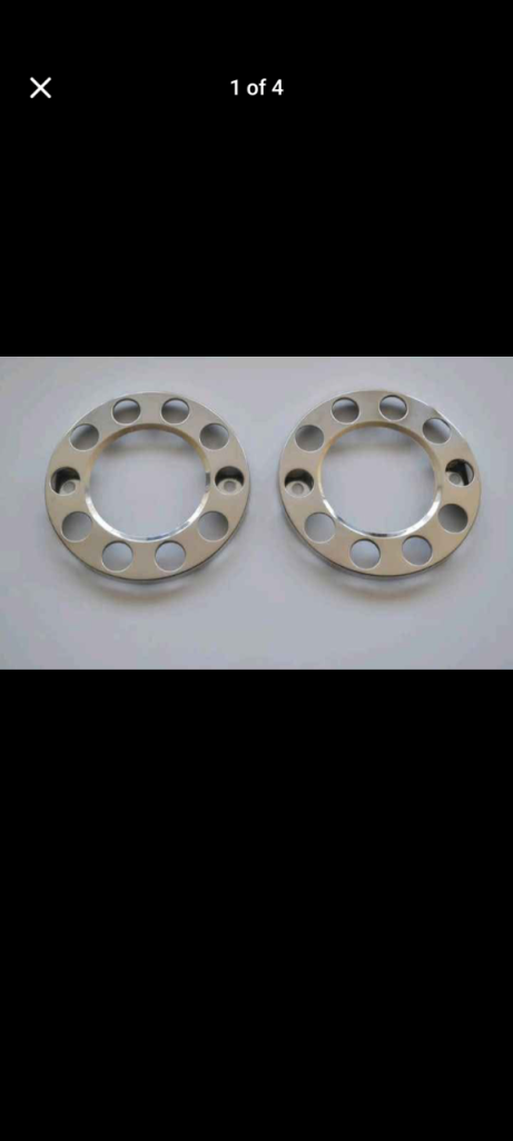 22.5 inch 10 stud donut trims plus quad train horns