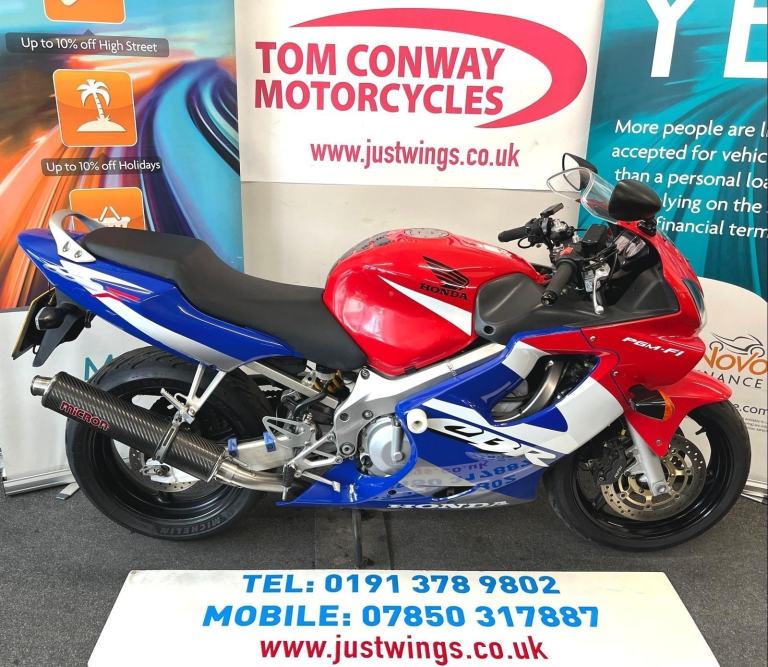 HONDA CBR600F-2, 2002(02), 4 OWNERS, 50,007 MILES EXCEPTIONAL CONDITION, £2295
