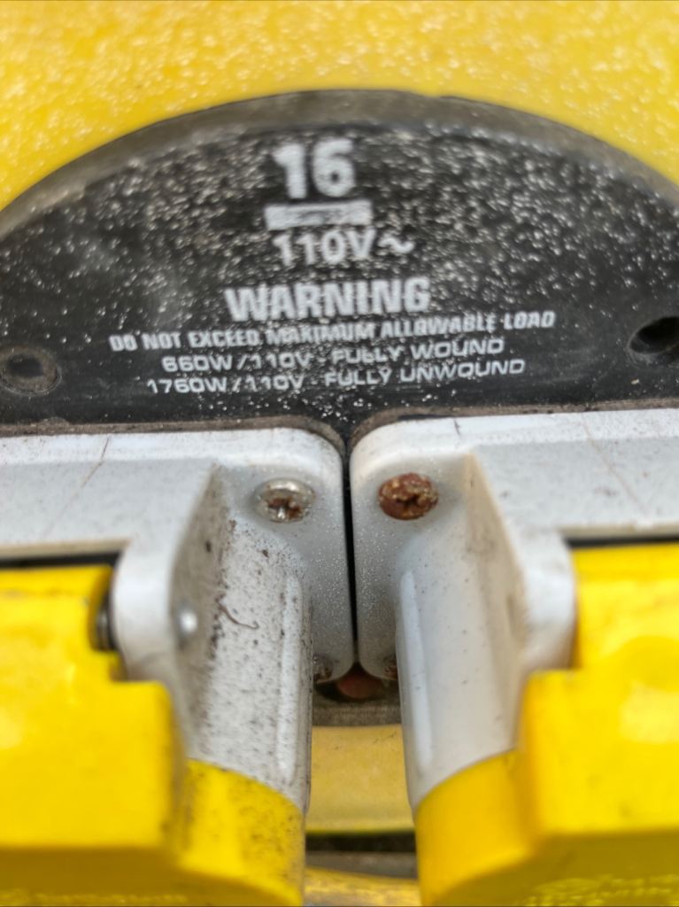 110 v twin extension cable 50 mts 